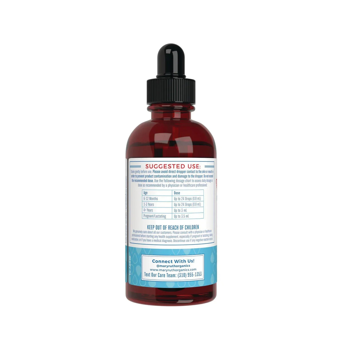 Organic Ionic Zinc Liquid Drops - Unflavored