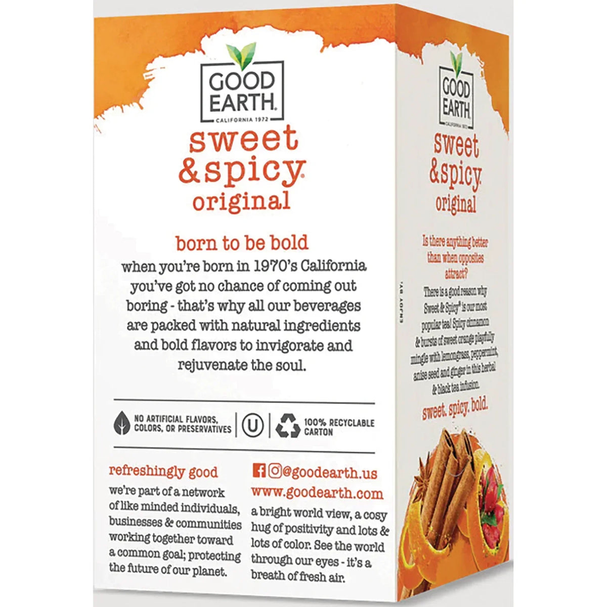 Sweet & Spicy Original Flavored Herbal & Black Tea