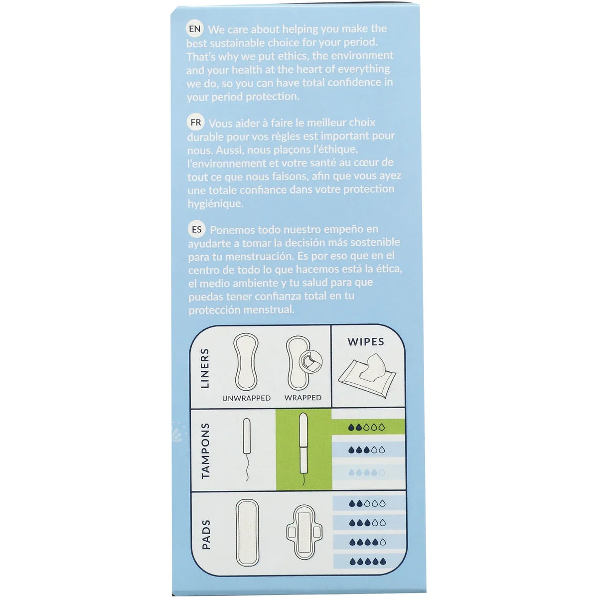 Organic Cotton Tampons with Applicator - Regular