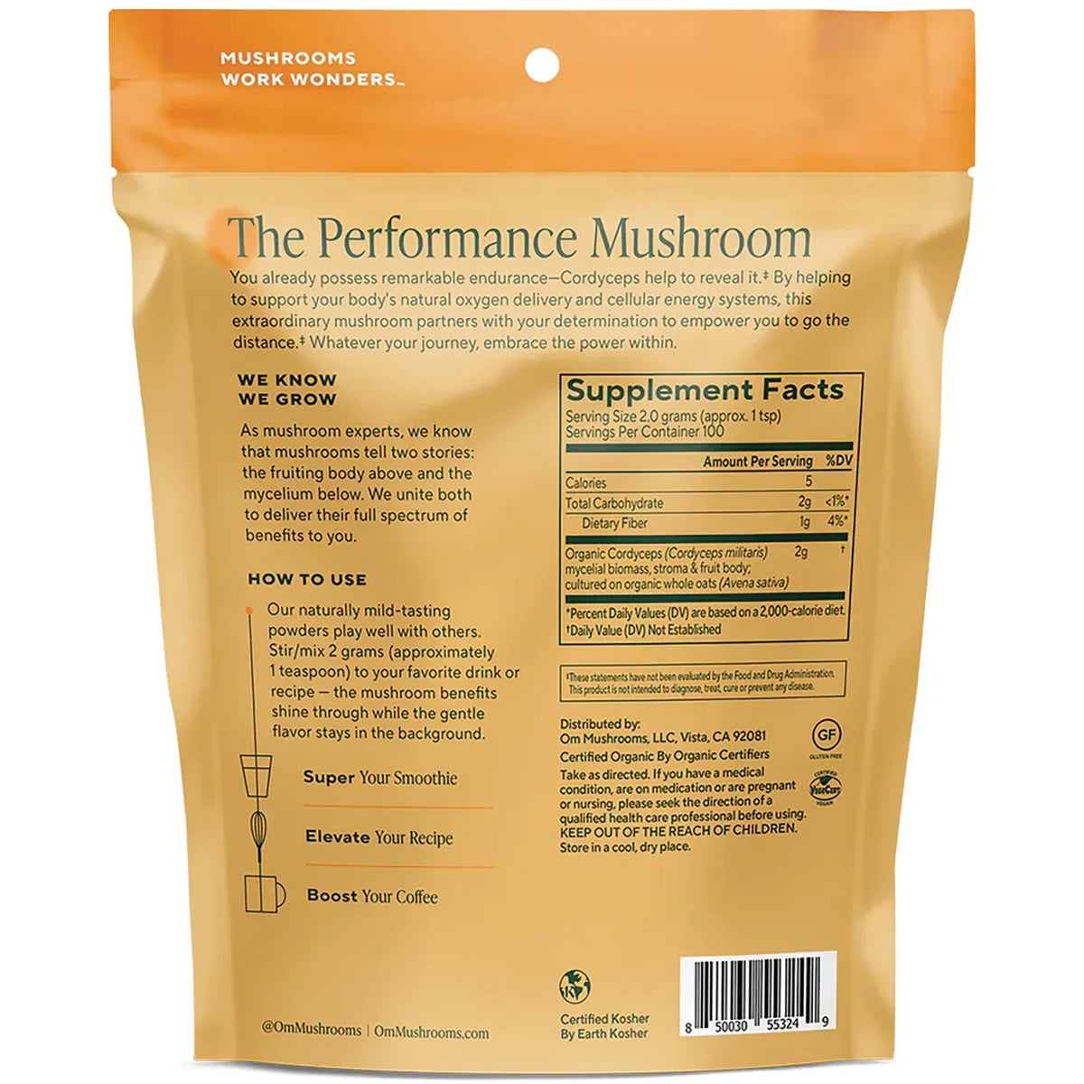 Cordyceps Mushroom Powder