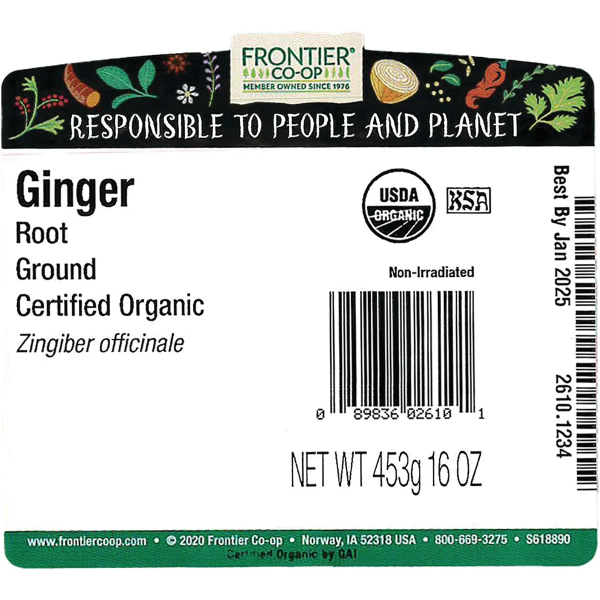 Organic Ground Ginger Root