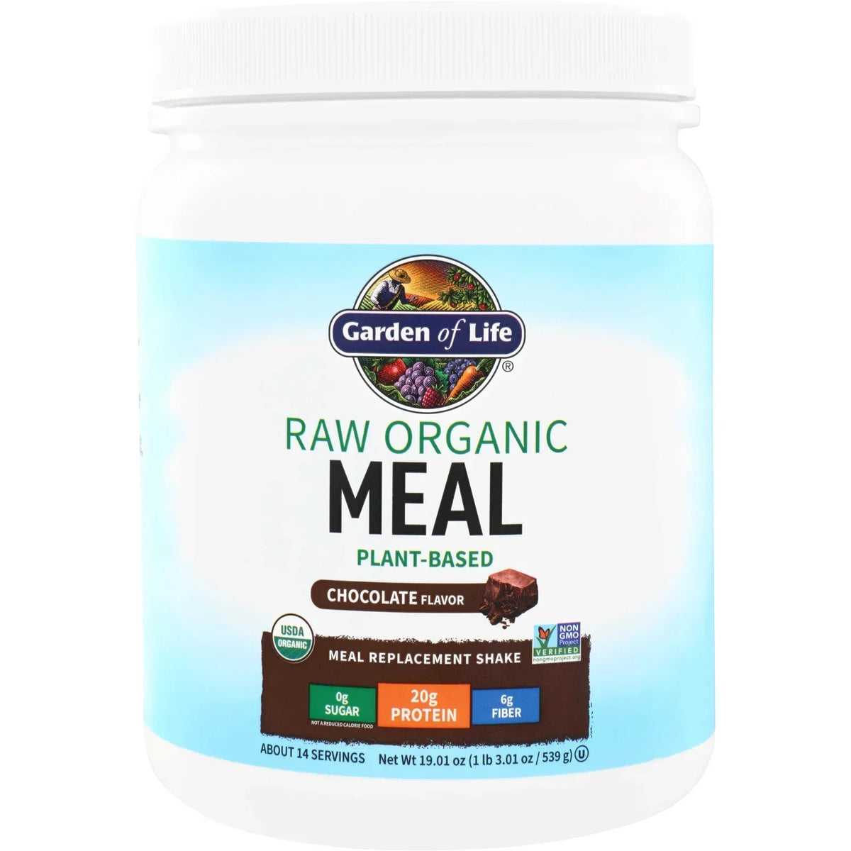 Raw Organic Meal Plant-Based - Chocolate