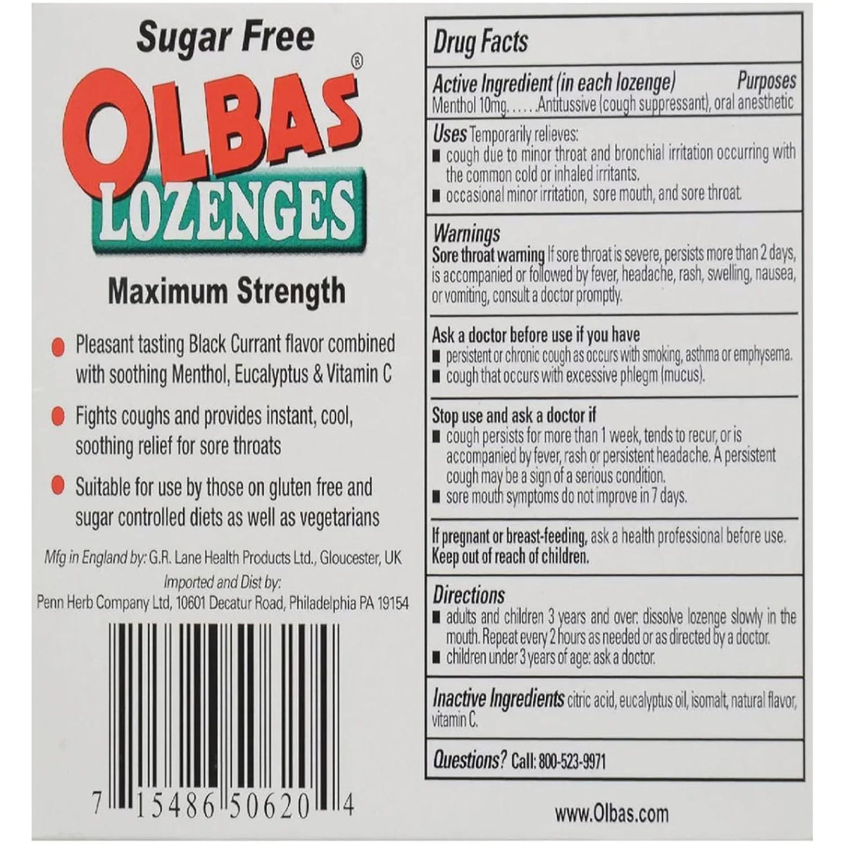 Lozenges - Black Currant