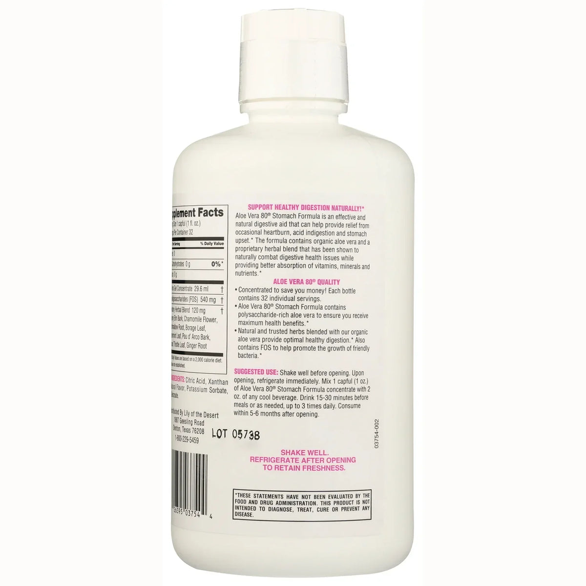 Aloe Vera 80 Stomach Formula