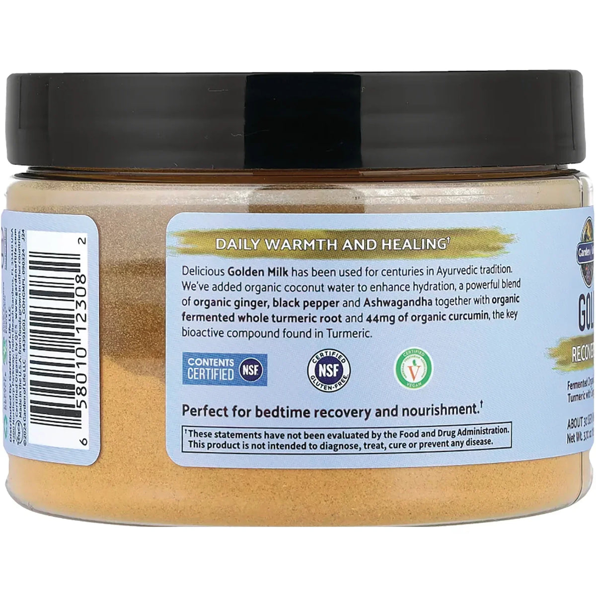 Organics Golden Milk Recovery & Nourishment