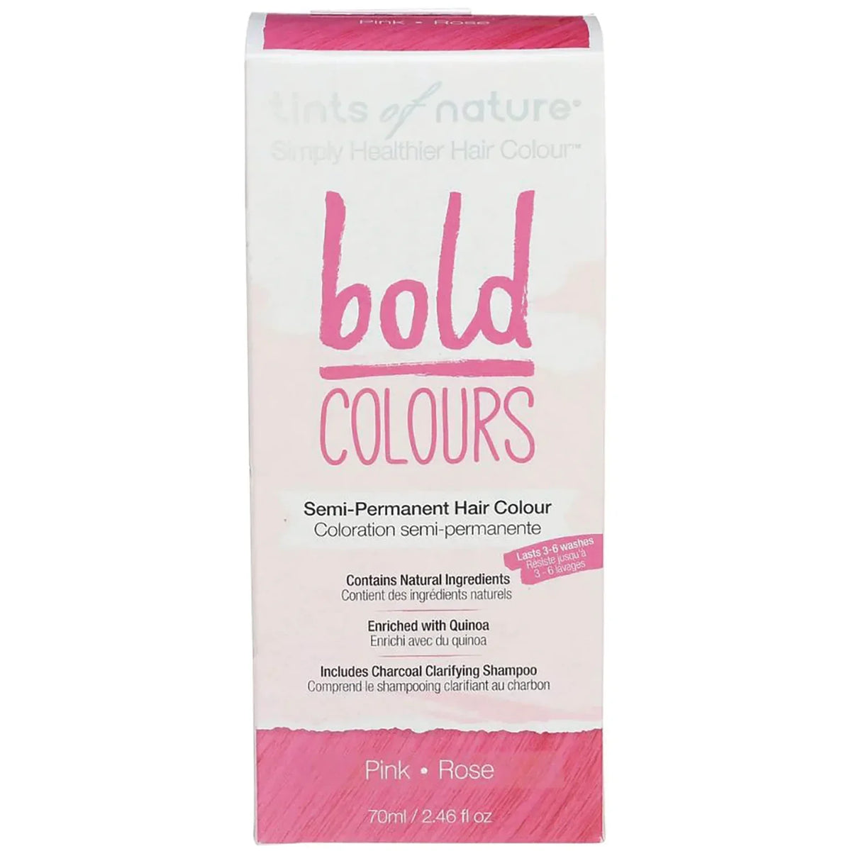 Bold Colours Semi-Permanent Hair Colour - Pink