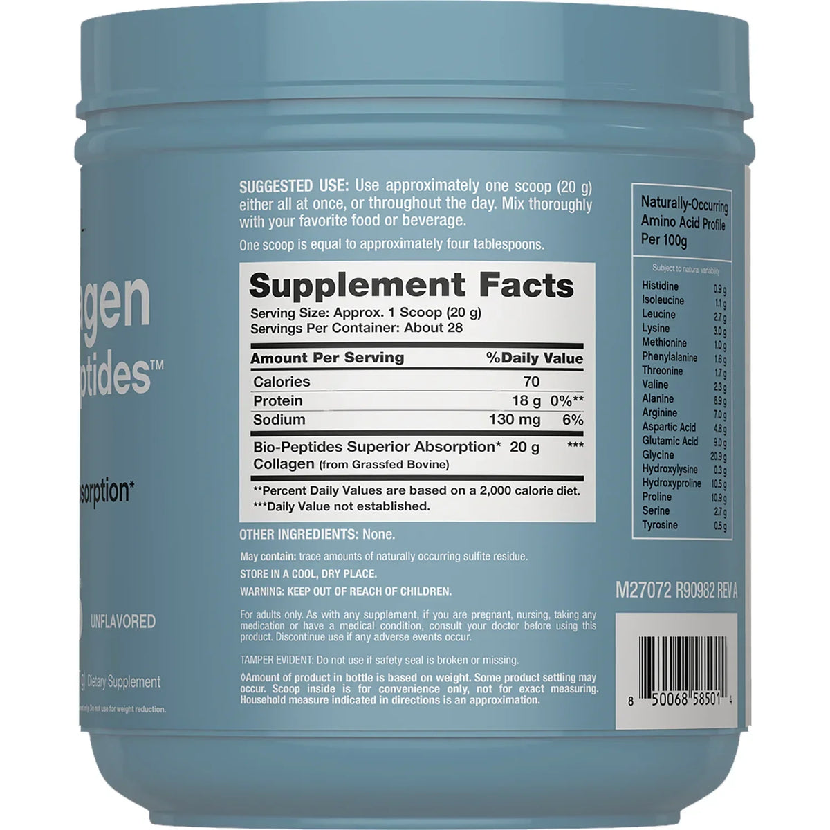 Collagen Bio-Peptides Protein - Unflavored