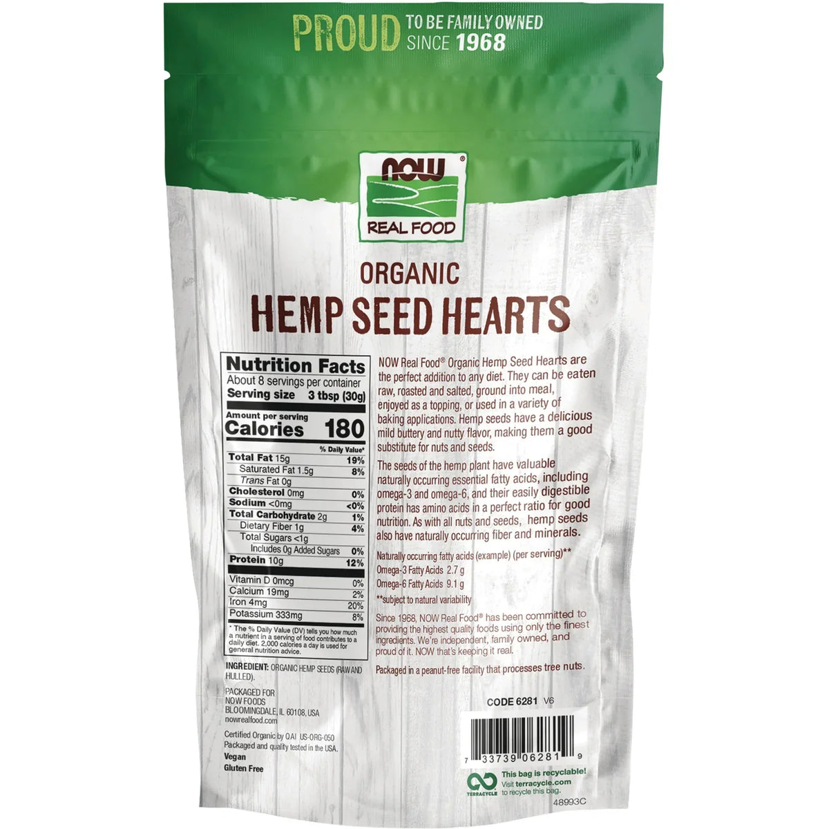Organic Hemp Seed Hearts