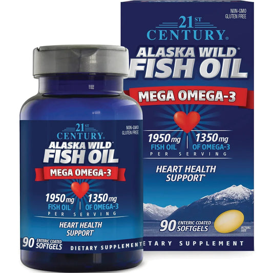 Alaska Wild Fish Oil Mega Omega-3