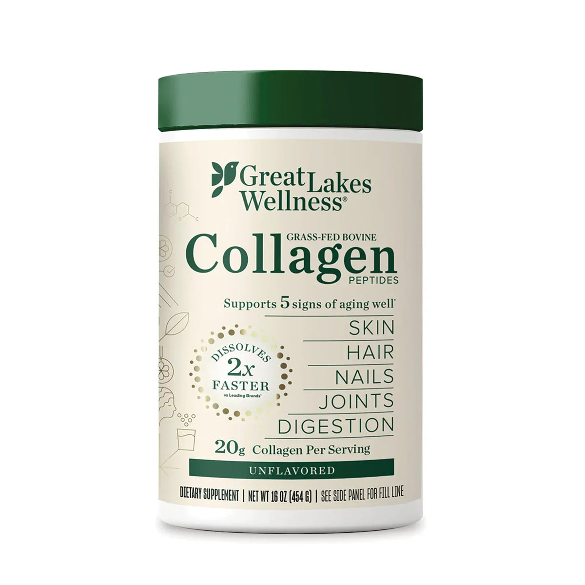 Grass-Fed Bovine Collagen Peptides - Unflavored