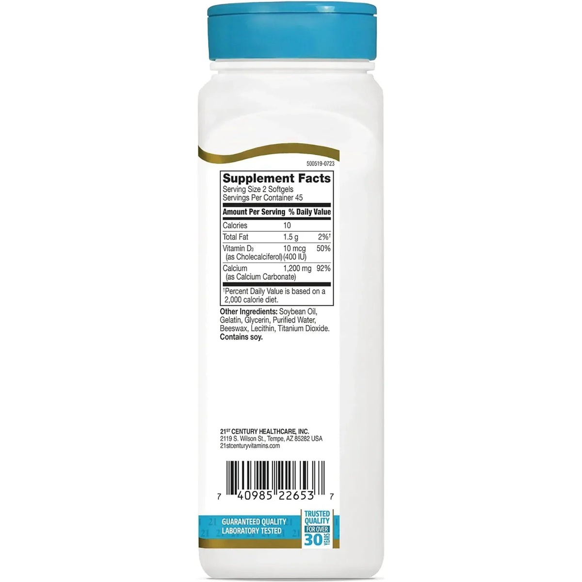 Liquid Filled Calcium Plus D3