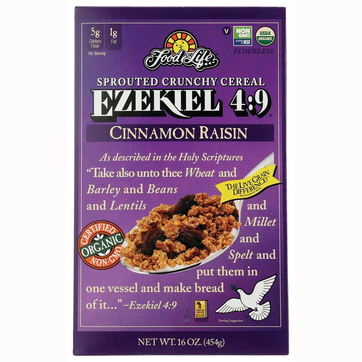 Sprouted Crunchy Cereal Ezekiel 4:9