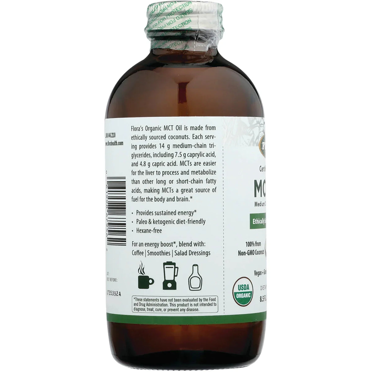 Certified Organic MCT Oil - Unflavored