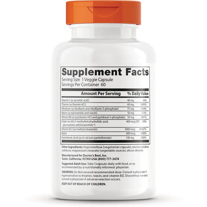 Fully Active B Complex with Quatrefolic