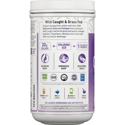 Wild Caught & Grass Fed Collagen Hyaluronic Acid - Unflavored