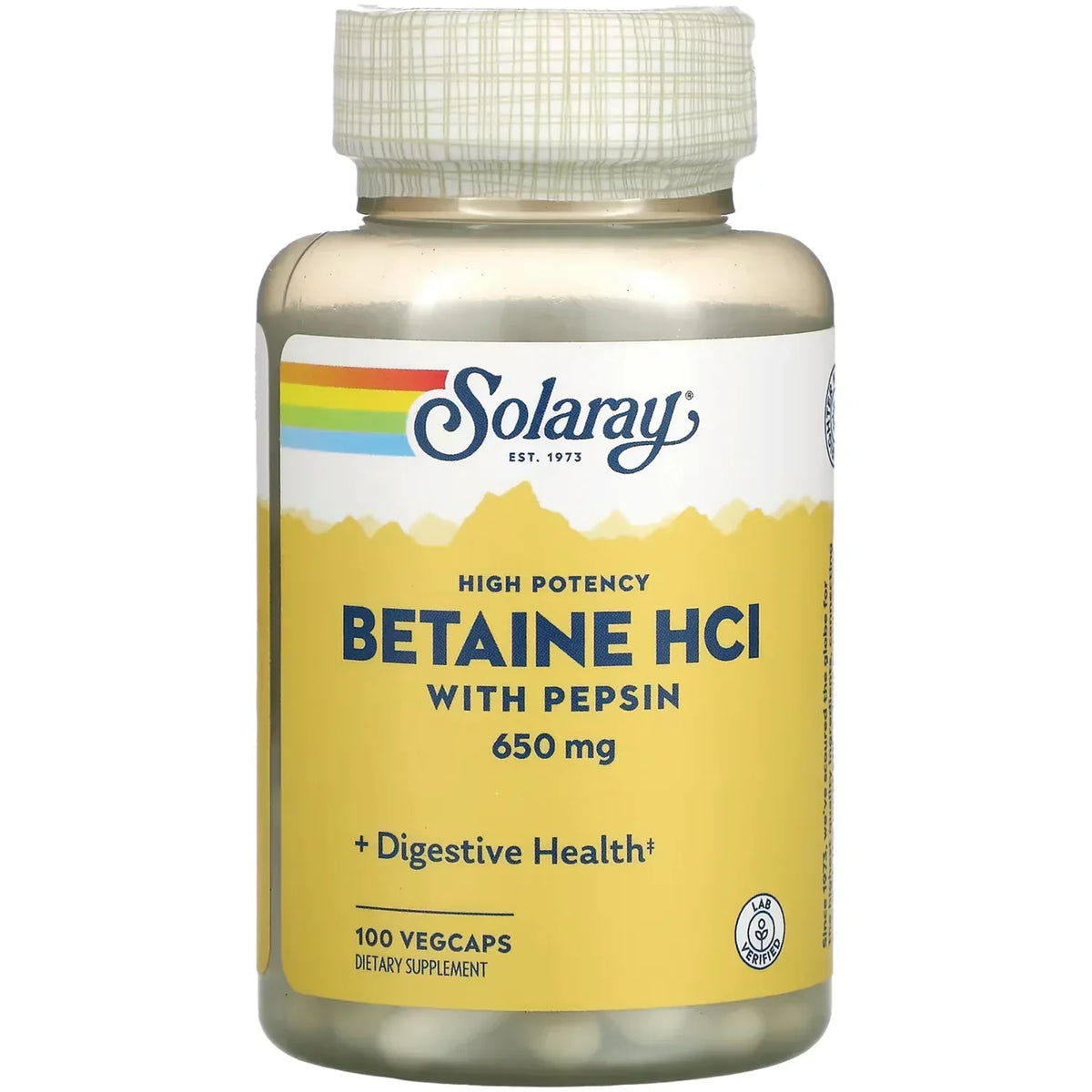 High Potency Betaine HCl with Pepsin