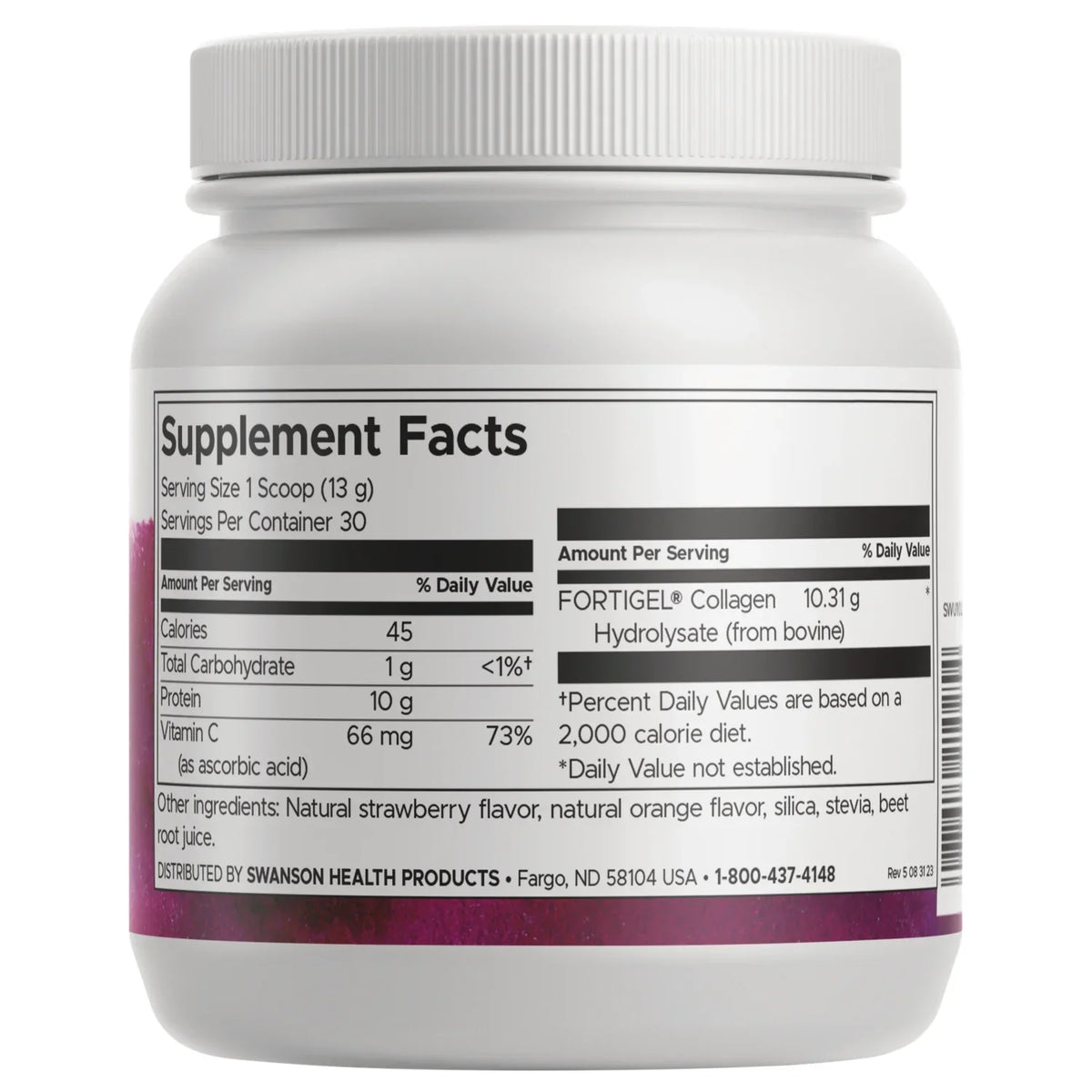 High Potency Collagen with Vitamin C - Citrus Berry Flavor
