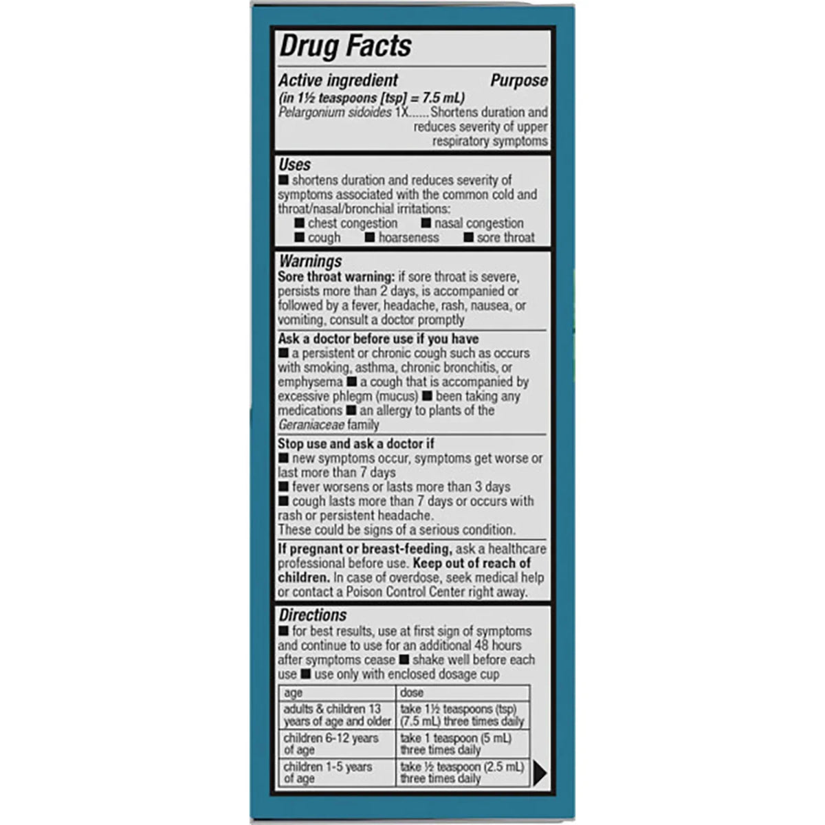 Umcka Cold Relief Syrup - Cherry