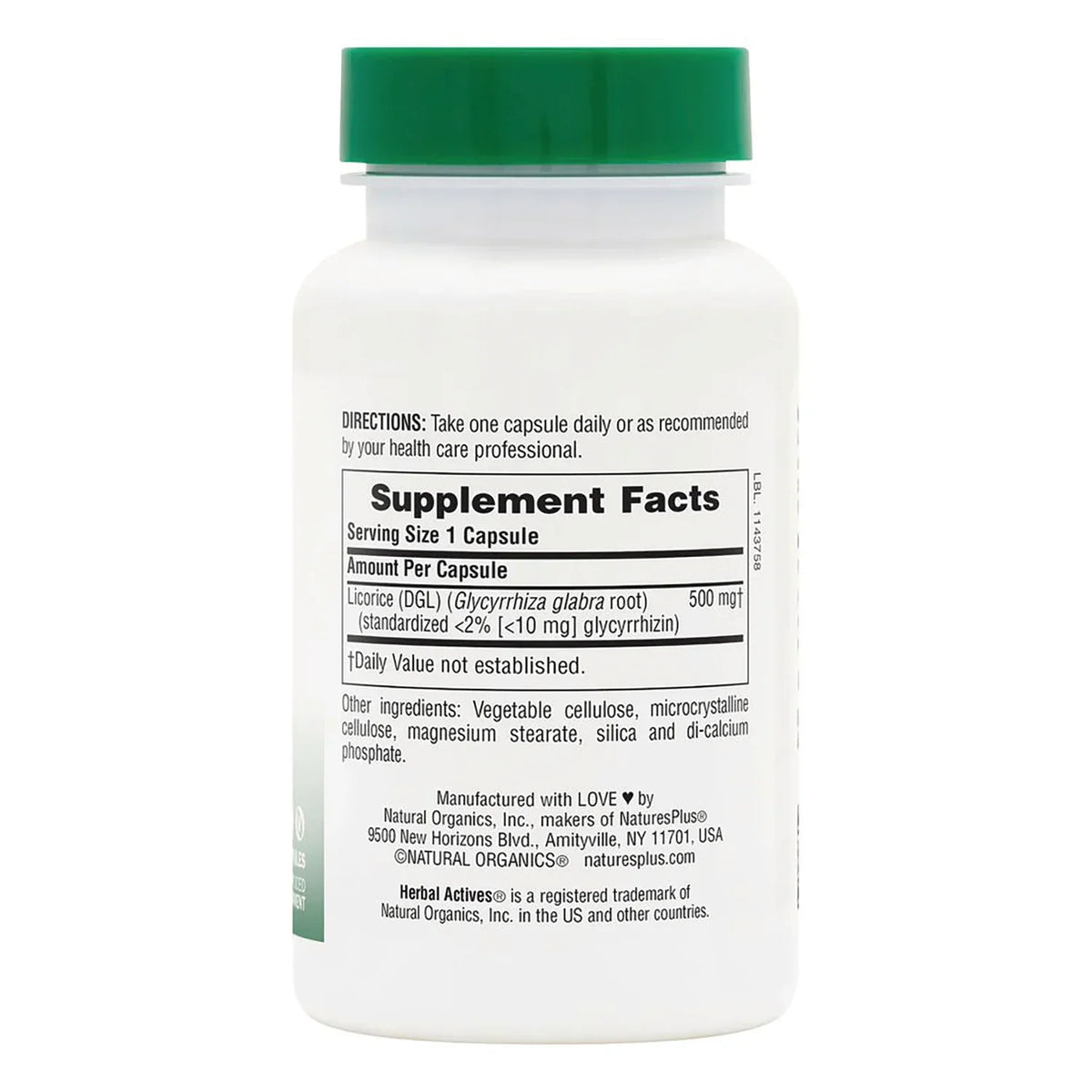 Herbal Actives Licorice (DGL)