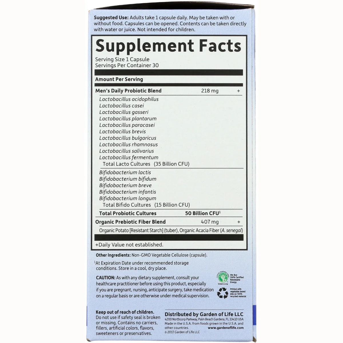 Dr. Formulated Probiotics Once Daily Men's