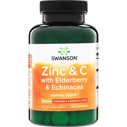 Zinc & C Lozenges w/ Elderberry & Echinacea