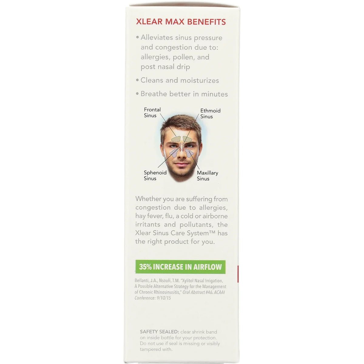 Max Natural Saline Nasal Spray with Xylitol