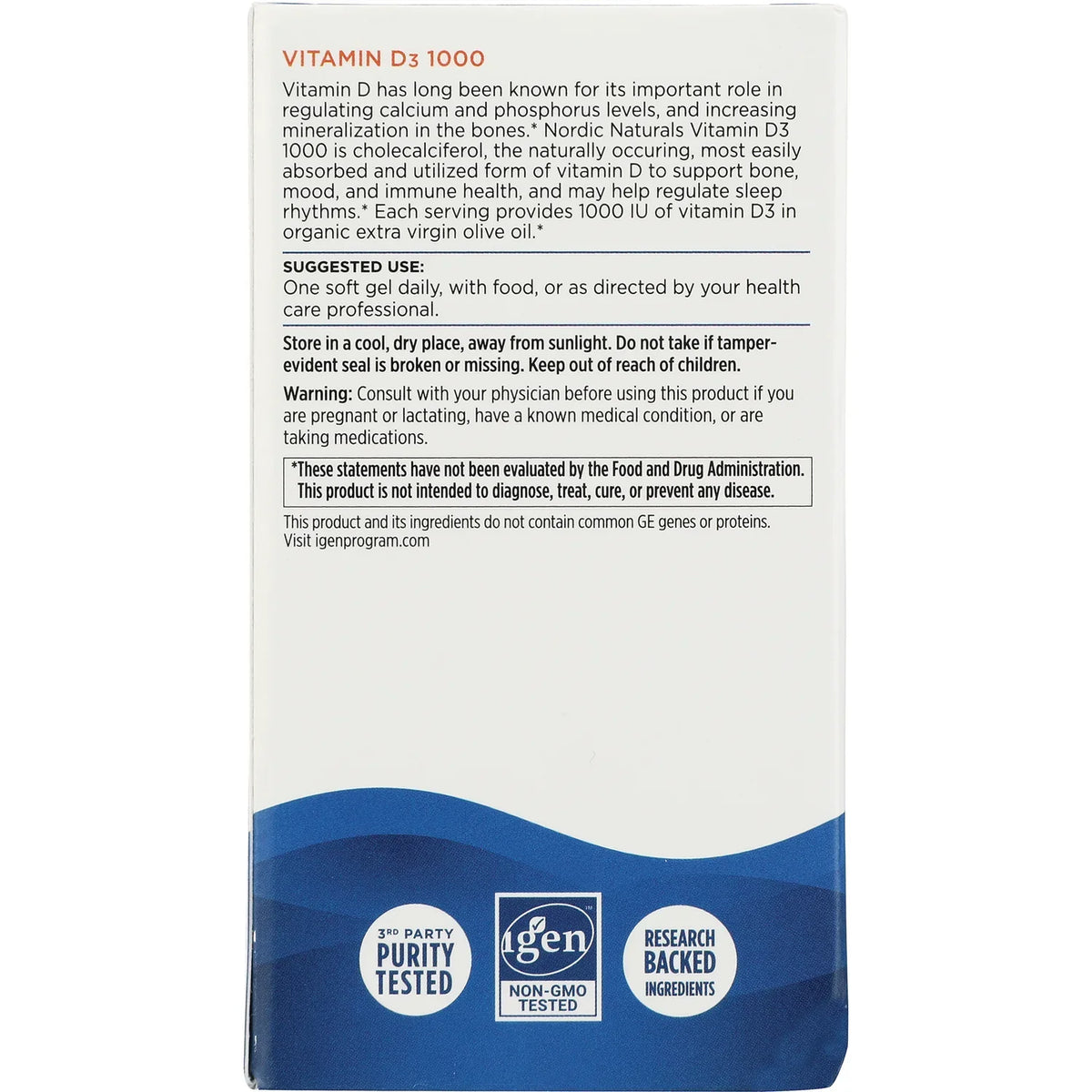 Vitamin D3 1000 - Orange