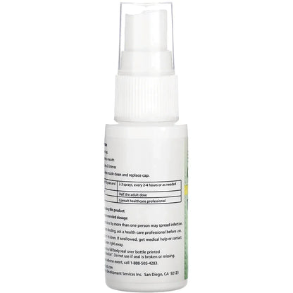 Olive Leaf Homeopathic Throat Spray - Unflavored