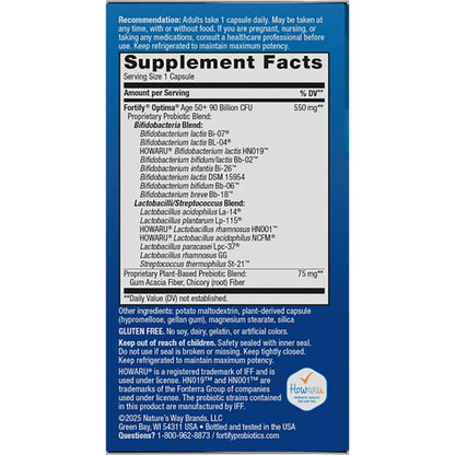 Fortify Optima Ultra Potency Pre + Probiotic Age 50+