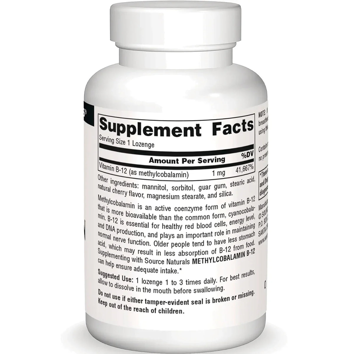 Methylcobalamin Vitamin B-12 - Cherry
