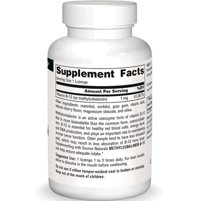 Methylcobalamin Vitamin B-12 - Cherry