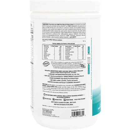 Unsweetened Spiru-Tein Protein Powder Meal - Original Vanilla
