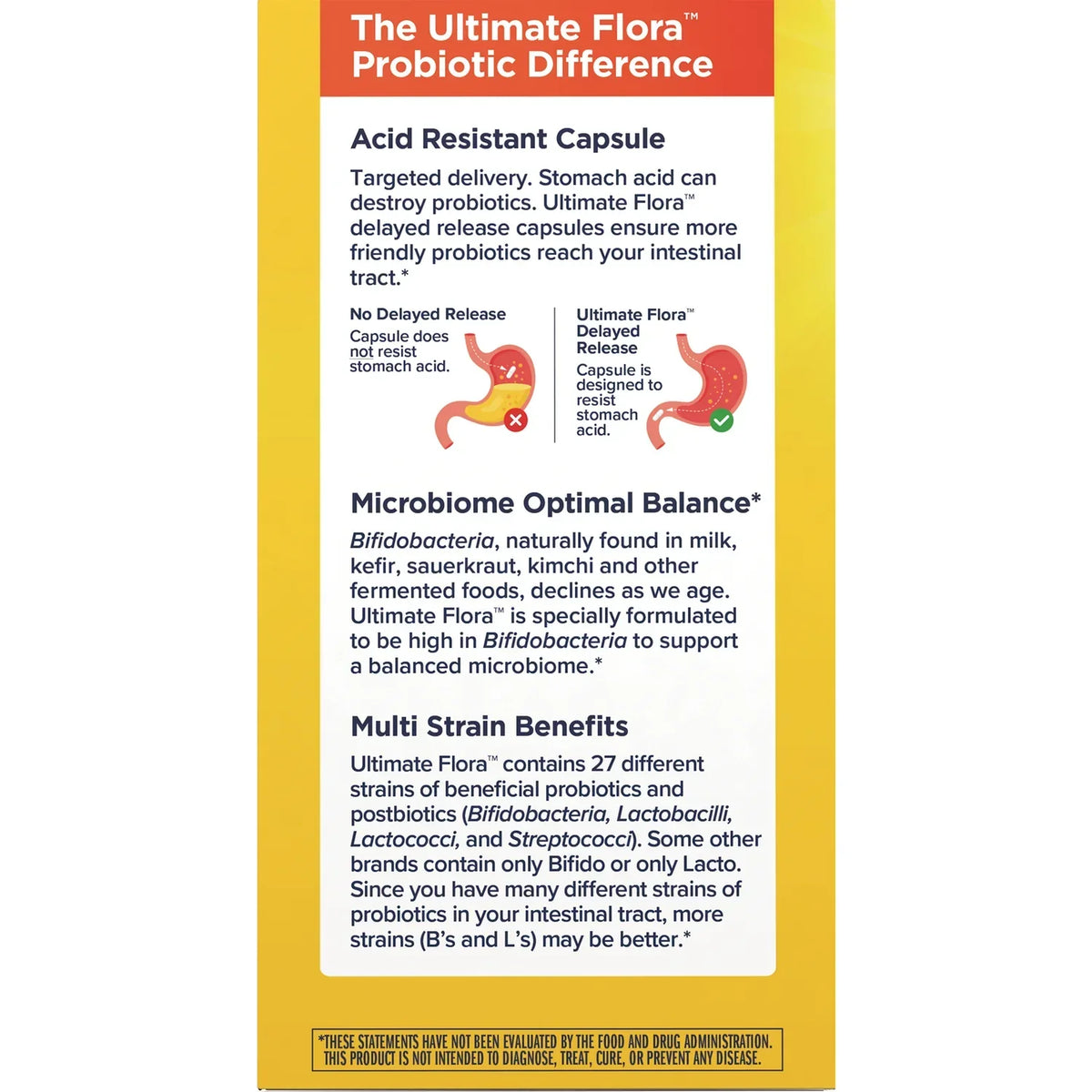 Bloat & Gas Care Ultimate Flora Probiotic