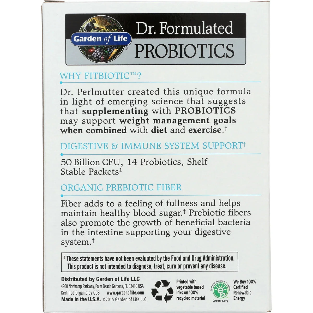 Dr. Formulated Probiotics Fitbiotic - Unflavored