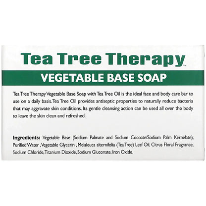 Vegetable Base Soap Bar with Tea Tree Oil