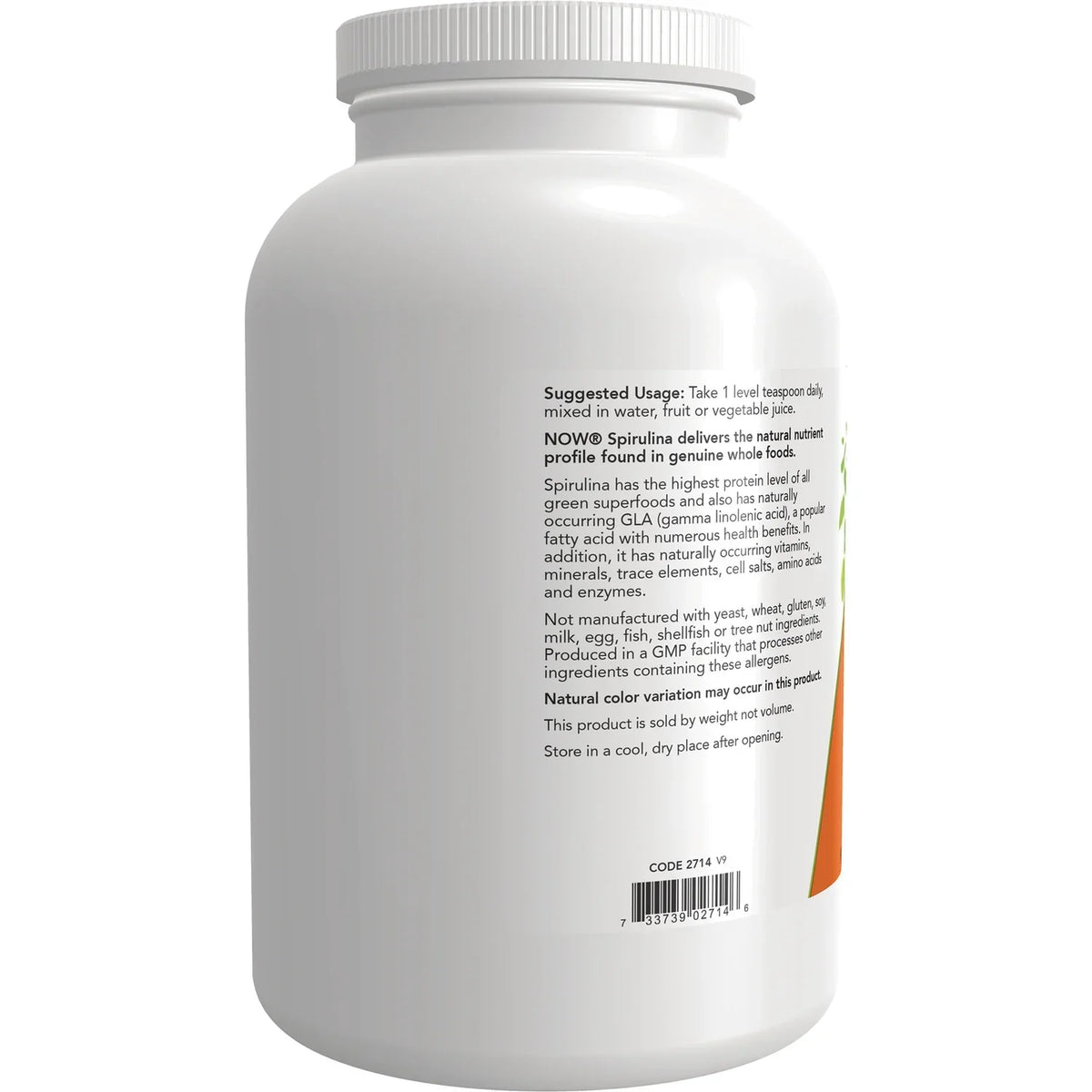 Certified Organic Spirulina Powder