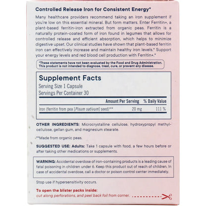 Ferritin+ Plant-based Ferritin Iron