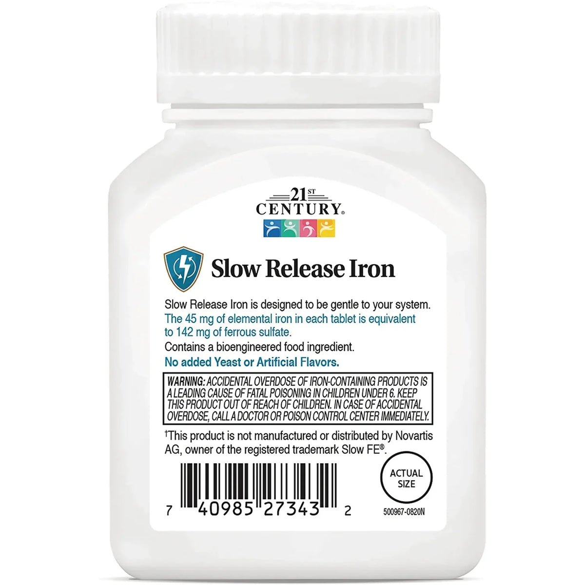 High Potency Slow Release Iron