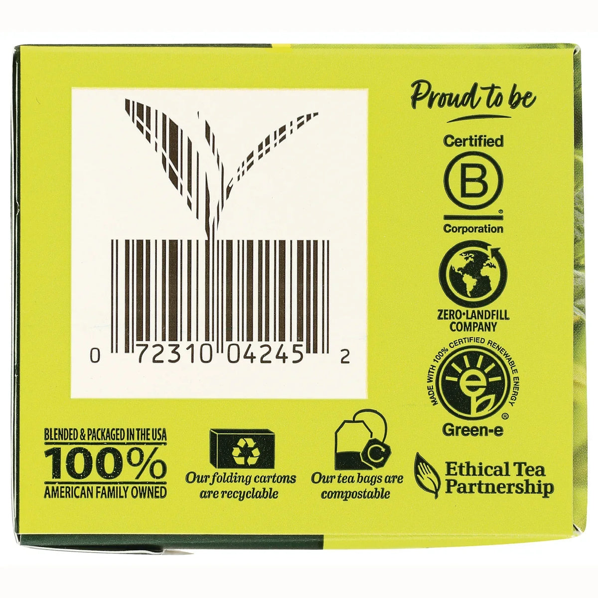 Green Tea with Lemon Decaffeinated