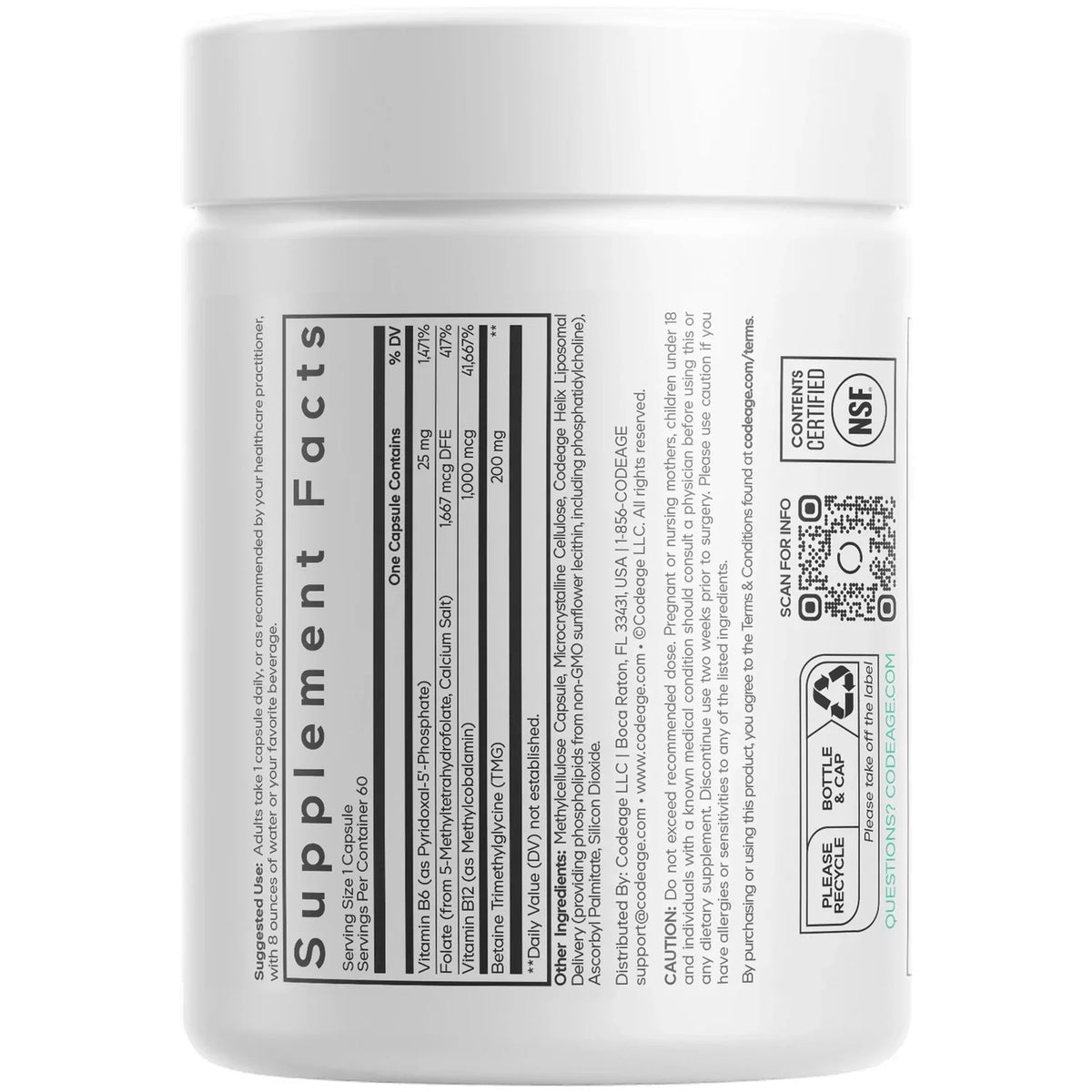 Liposomal L-Methylfolate 5-MTHF+