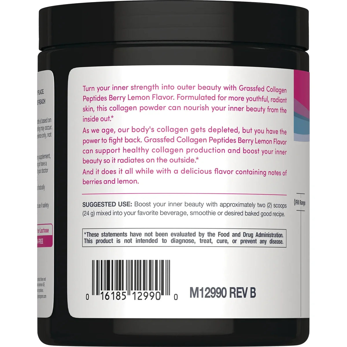 Grassfed Collagen Peptides - Berry Lemon