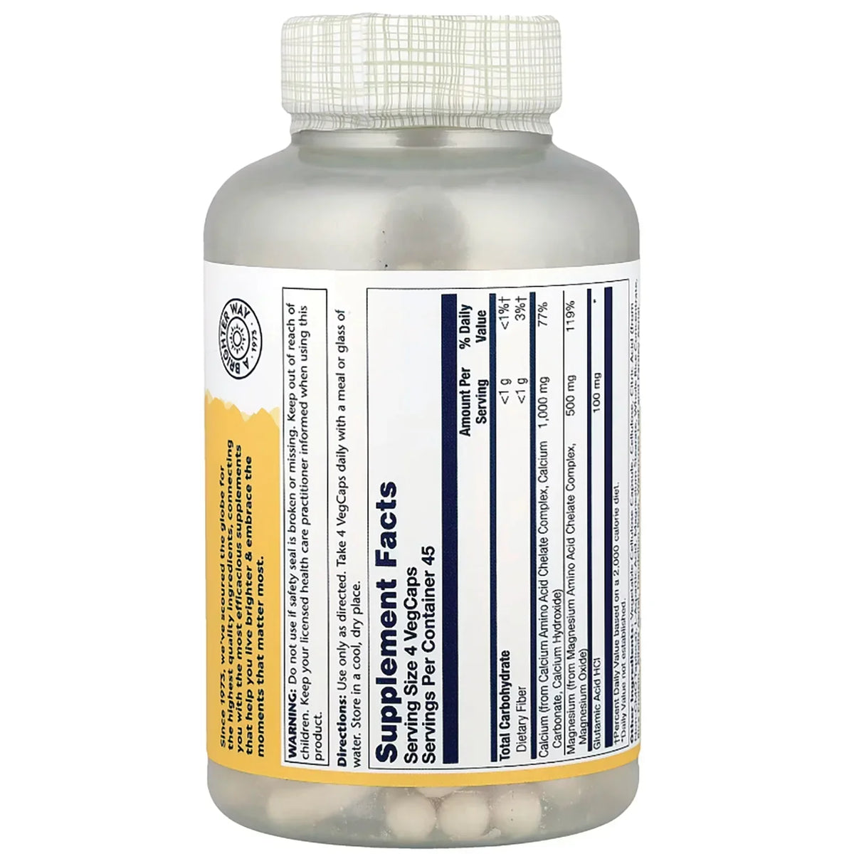 Enhanced Absorption Calcium Magnesium 2:1 Ratio