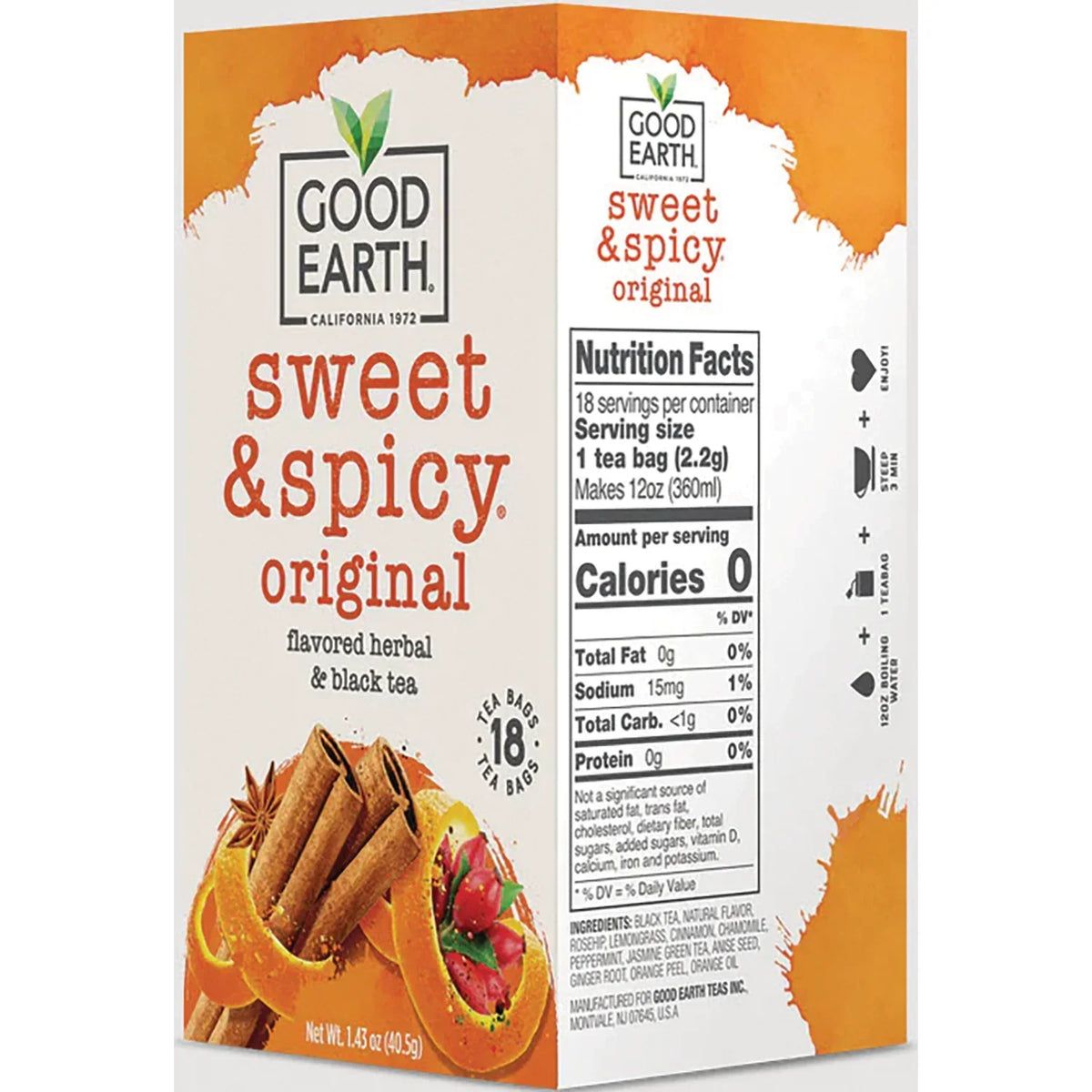 Sweet & Spicy Original Flavored Herbal & Black Tea