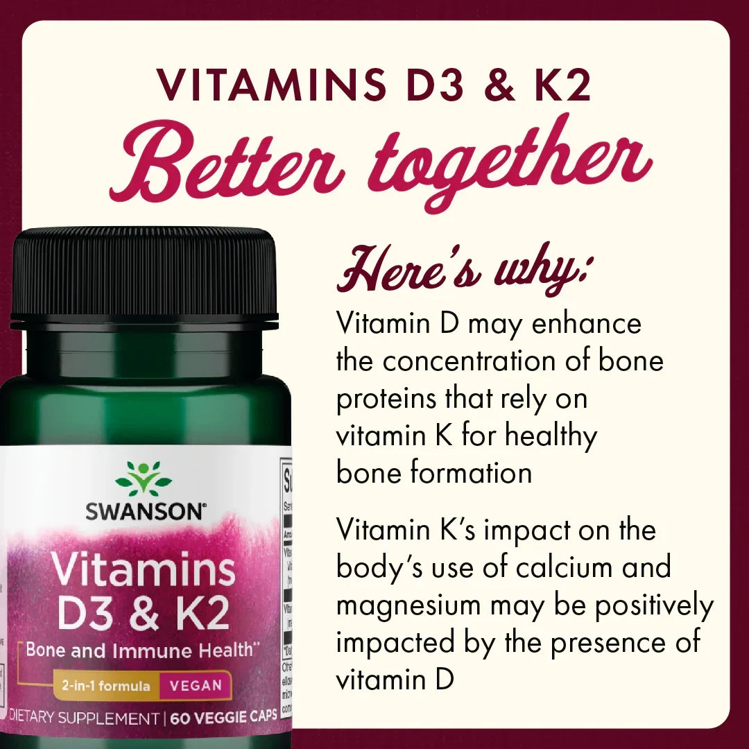 Extra Strength D3 & K2 - 5,000 IU & 100 mcg
