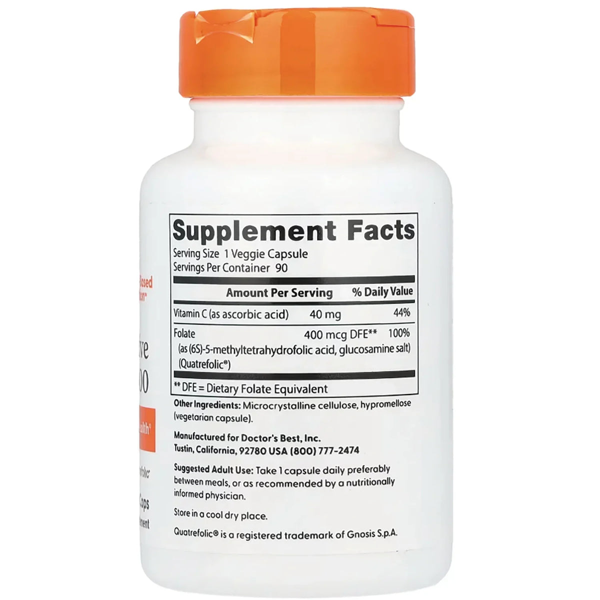 Fully Active Folate 400 with Quatrefolic