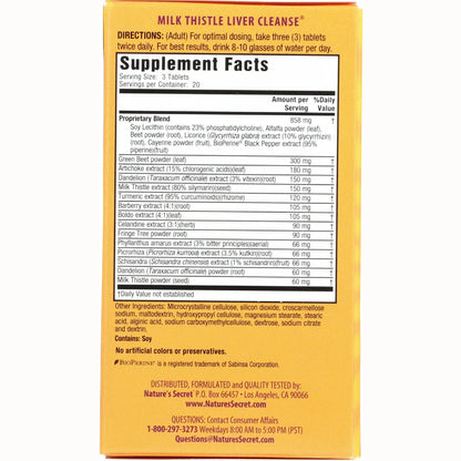 Milk Thistle Liver Cleanse