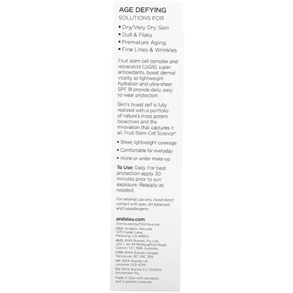 Age Defying Ultra Sheer Daily Defense Facial Lotion - SPF 18