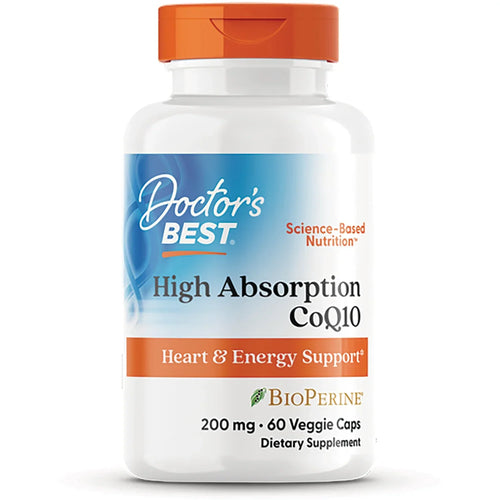 High Absorption CoQ10 with BioPerine 200mg Veggie Caps