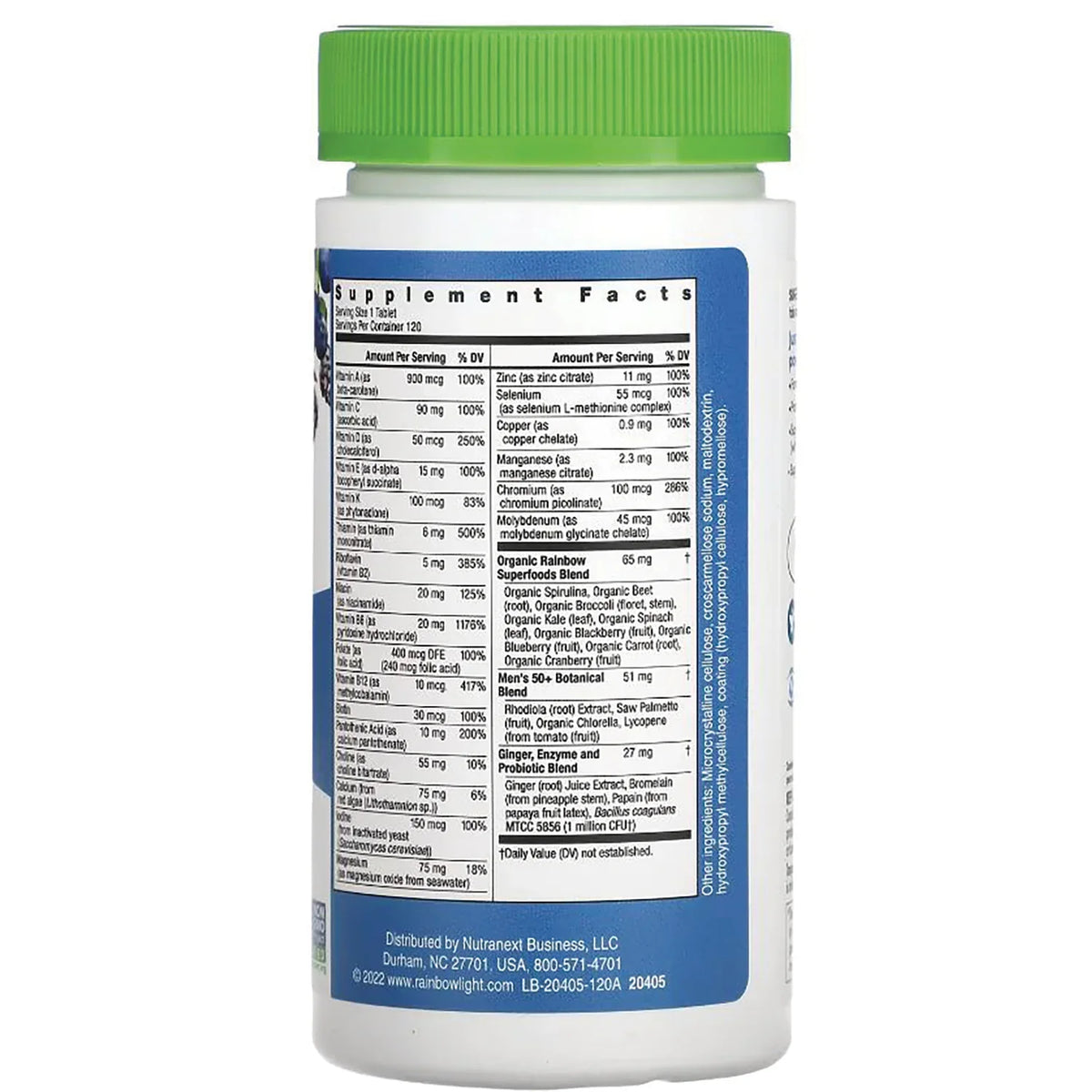 High Potency Men's One 50+ Daily Multivitamin