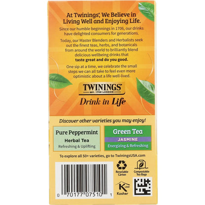 Herbal Tea Lemon & Ginger Naturally Caffeine Free